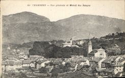 CPA Chambery Vue generale et Massif des Bauges 
