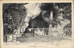 CPA Lourdes La Grotte 