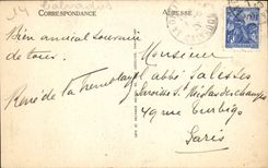 CPA La Delivrande Calvados Notre Dame de la Delivrande j'ai prie pour vous