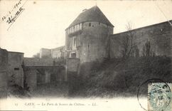 CPA Caen La Porte de Secors du Chateau 