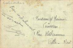 CPA Caen Autel de N D de la Gloriette 