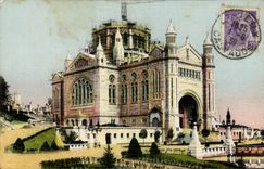 CPA Lisieux La Basilique Etat actuel des travaux 