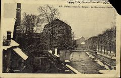 CPA Lisieux sous la Neige Le Boulevard Pasteux 