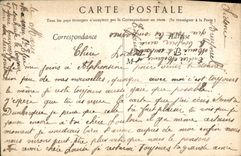 CPA Lourdes Quatrieme Station Jesus rencontre sa Sainte Mere 