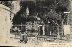 CPA Lourdes La Grotte 