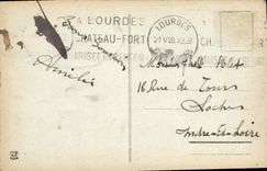 CPA Les Hautes Pyrenees Lourdes La Croix des Bretons 