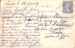 CPA Lourdes La Basilique et le Calvaire Breton 