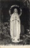 CPA Lourdes La Vierge de la Grotte 