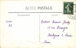 CPA Lourdes La Vierge de la Grotte 