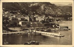 CPA Monte Carlo vu de Monaco 