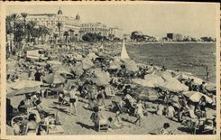 CPA La Cote d'Azur Cannes Plage de la Croisette 
