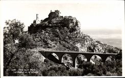 CPA Eze sur Mer Le Viaduc et le Village 