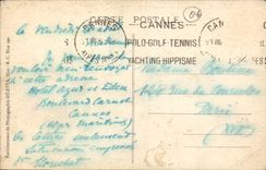 CPA Cannes Entre les Pins Croix des Gardes 