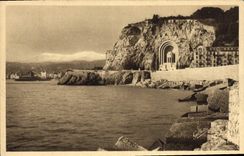 CPA Cote d'Azur Artistique Nice Rocher du Chateau 