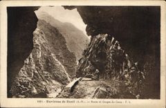 CPA Environs de Beuil A M Route et Gorges du Cians 