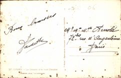 CPA Cannes La Croisette et le mont Chevalier 