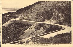 CPA Route de la Grande Corniche de Nice a Menton 