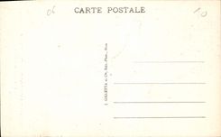 CPA Ile Saint Honorat Abbaye de Lerins Portique d'Entree 