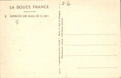 CPA La Douce France Gorges de Daluis A M 