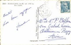 CPA Peira Cava A M les lacets 