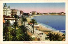 CPA Cannes Les Hotels sur la Croisette 