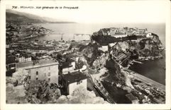 CPA Monaco Vue generale de la Principaute 