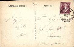 CPA Menton Le Pic de Sainte Agnes et le Righi 