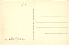 CPA Cote d'Azur Monaco Palais du Prince 