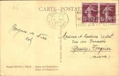 CPA Route Digne a Nice Clues de Chabrieres