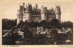 CPA Pierrefonds Le Chateau cote nord 
