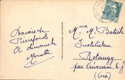 CPA Pierrefonds Le Chateau cote nord 