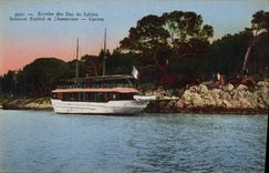 CPA Service des Iles de Lerins Batheaux Esterel et Chanteclair Cannes Bateau