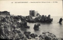 CPA Ile Saint Honorat Monastere fortifie de l'Abbaye de Lerins 