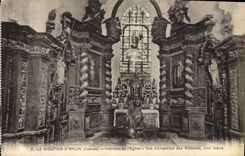 CPA Le Moutier d'Ahun Creuse Interieur de l'Eglise vue d'ensemble des Retables XVII siecle 