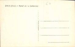 CPA Senlis Oise Portail de la Cathedrale 