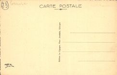 CPA Crozant Creuse les Ruines du Chateau Au fond le Rocher des Fileuses 