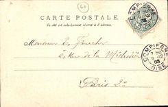 CPA Palais de Compiegne Chambre a coucher de Madame Loubet 