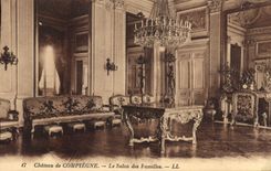 CPA Chateau de Compiegne le Salon des Familles 