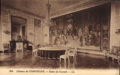 CPA Chateau de Compiegne Salon du Conseil 