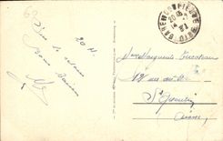 CPA Compiegne Un coin du Parc et le Chateau 