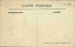 CPA Senlis Guerre Septembre 1914 Gare Interieur 