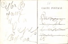 CPA Coupe statigraphique de la Fouille des Marseilles 