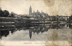 CPA Perigueux L'Isle et la Cathedrale 