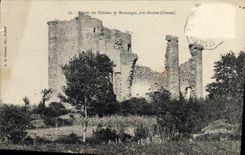 CPA Ruines du Chateau de Montaigut pres Gueret Creuse 
