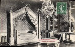 CPA Compiegne Chateau Chambre de l'Empereur 
