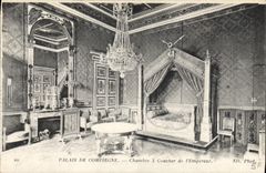 CPA Palais de Compiegne Chambre a coucher de l'Empereur 