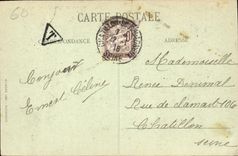 CPA Palais de Compiegne Escalier d'honneur 