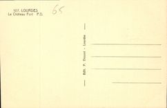 CPA Lourdes Le Chateau Fort 