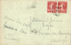 CPA Lourdes La Basilique et le Rosaire 