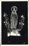 CPA Lourdes Htes Pyrenees La Vierge Couronnee Illuminee 